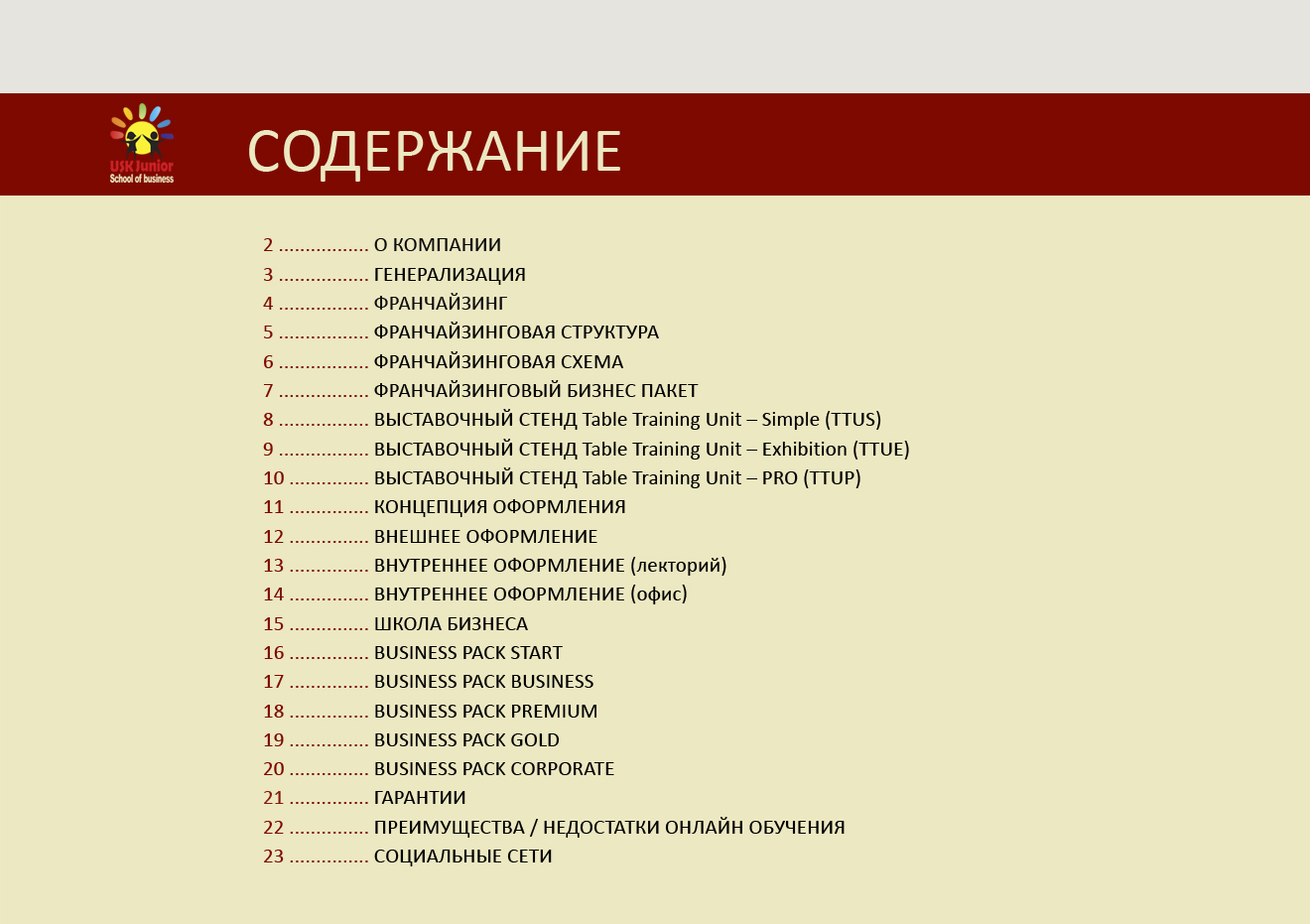 Содержание